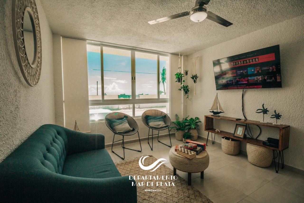 Hermoso Departamento Nuevo A 50 Metros De Playa!! マンサニージョ エクステリア 写真
