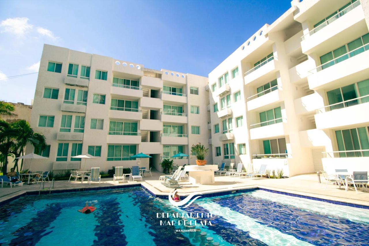 Hermoso Departamento Nuevo A 50 Metros De Playa!! マンサニージョ エクステリア 写真