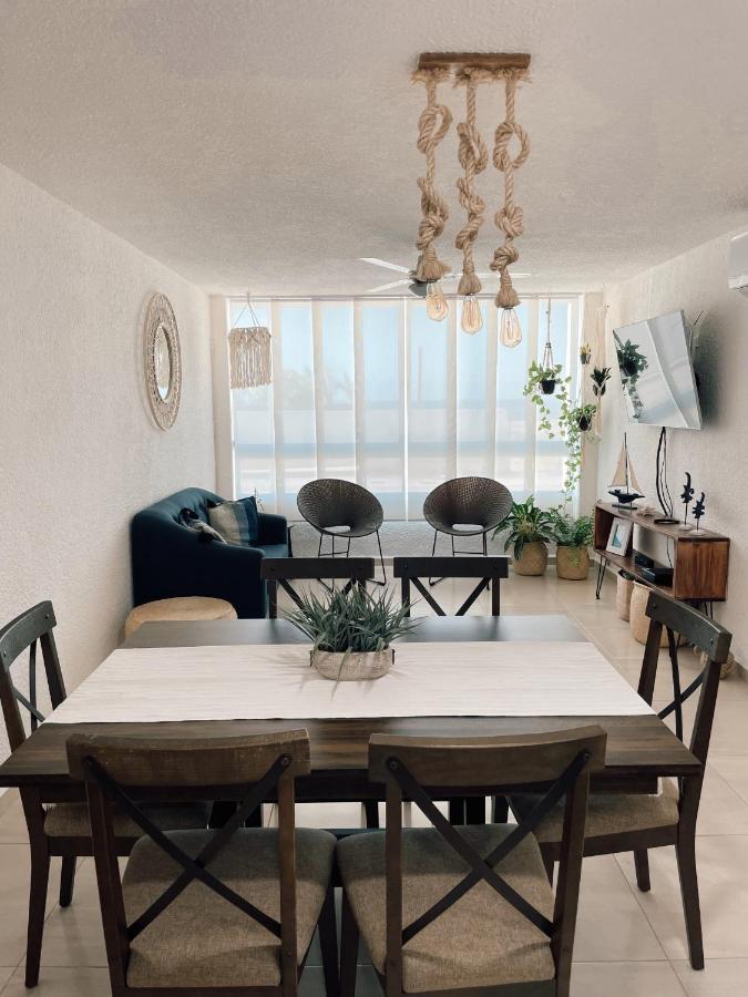 Hermoso Departamento Nuevo A 50 Metros De Playa!! マンサニージョ エクステリア 写真