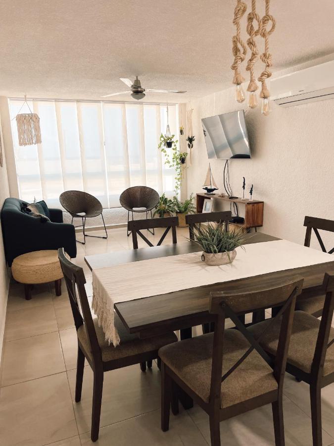 Hermoso Departamento Nuevo A 50 Metros De Playa!! マンサニージョ エクステリア 写真