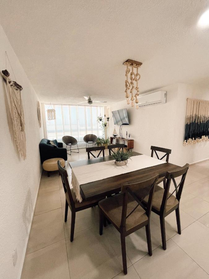 Hermoso Departamento Nuevo A 50 Metros De Playa!! マンサニージョ エクステリア 写真
